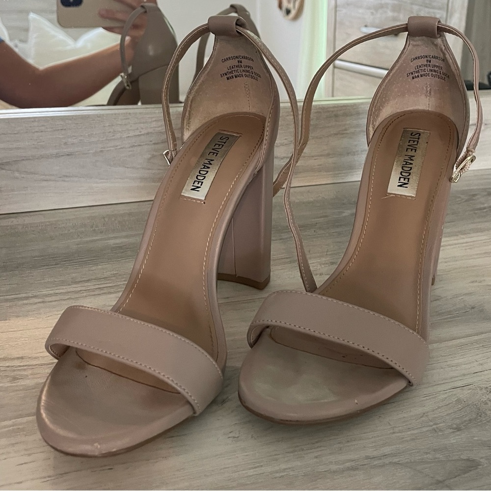 Steve Madden Pink/ Nude Heals